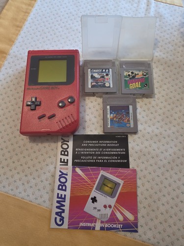 Nintendo game boy dmg rosso - boy, dmg-01